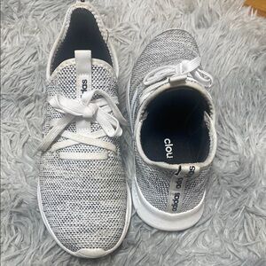 adidas Women's Athletic Shoes - White and Gray